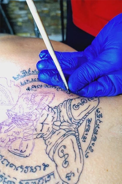 bamboo tattoo sakyant