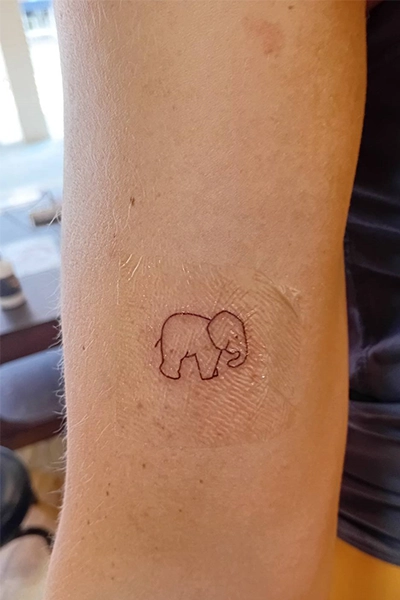 minimal tattoo phuket
