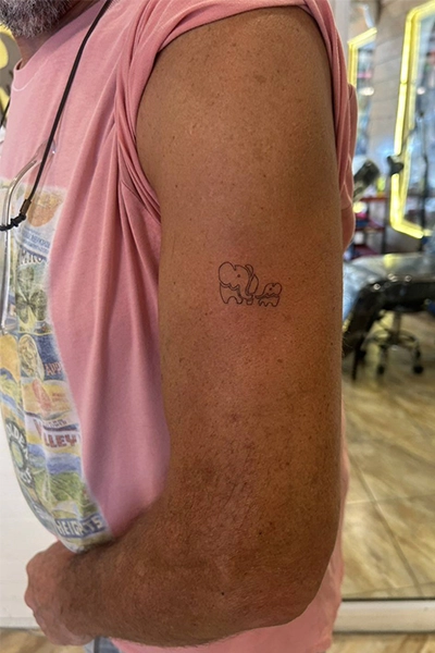 minimal tattoo phuket